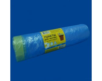 Мешки для мусора 60л 30шт (60*80см) ПНД EXTRA с завязками (15)