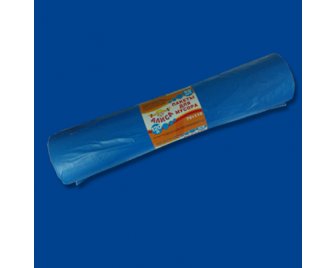 Мешки для мусора 120л 50шт (70*110см) ПНД Алиса Синие (12)