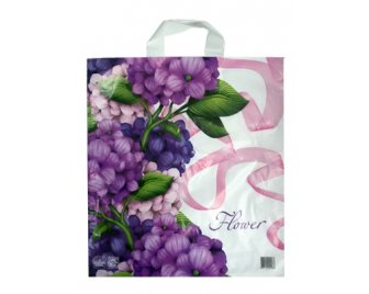 Пакет ПНД с петлевой ручкой 38*42 (37мкм) Ультрафиолет Тико (500/50)