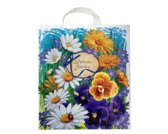 Пакет ПНД с петлевой ручкой 38*42 (45мкм) Разноцветие Liberty (500/50)