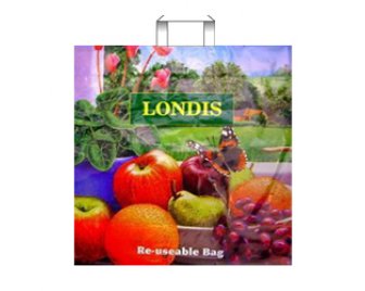 Пакет с петлевой ручкой 44*43+16 (60мкм) Londis (250/50)