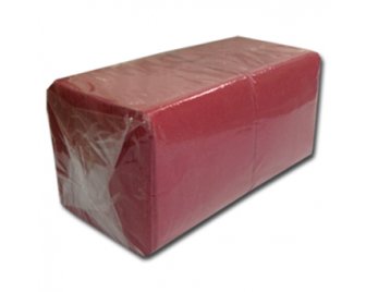 Салфетка Восход 25*25 (400шт) Бордовая (10)