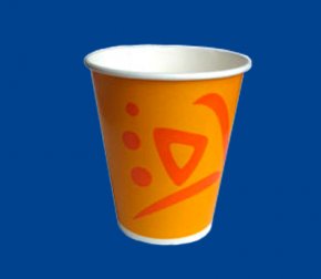 Стакан 250мл бумажный д/горячего Улыбнись фуксия (1000/50)