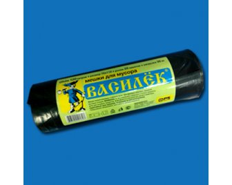 Мешки д/мусора ПВД Василек 120л 20шт 70*110  (0407-121) (22)