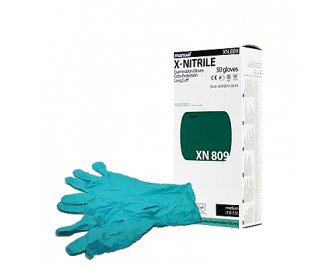 Перчатки Виниловые неопудренные Черные 100шт р-р S КонтинентПак (10)