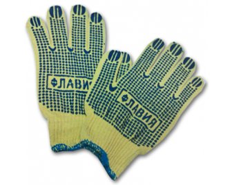 Рукавицы утепленные брезентовые с пришитой крагой (50)
