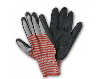 Перчатки ОБЛИТЫЕ ПОЛОСАТЫЕнейлон (840/12)