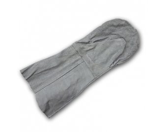 Краги спилковые двупалые (42см)