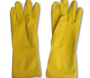 Перчатки Хозяйственные латексные Лотос, Linger  р-р L (240/12)
