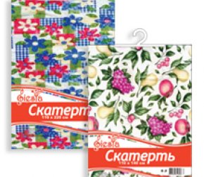 Скатерть 120*800 Бумфети 35мкм (5шт в рулоне) Интерпак (25)