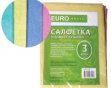 Салфетка д/уборки вискоза 3шт 30см*30см (70)