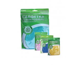 Салфетка из микрофибры 30см*30см универсальная  (100)