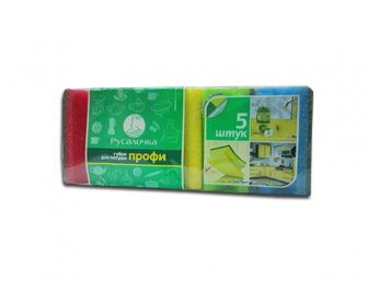 Губка д/посуды Русалочка 5шт профиль (20)