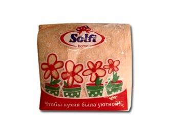 Салфетка 23*23 (100шт) Berry 1-сл Цветные в Ассортименте   (28)