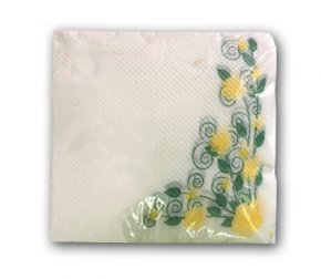 Салфетка Восход 25*25 (100шт) Цветы - уголок (32)