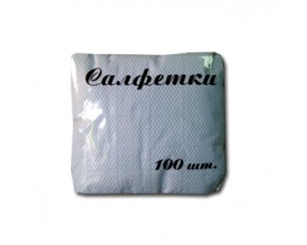 Салфетка Восход 25*25 (100шт) Голубая (32)