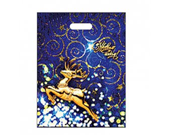 Пакет с прорубной ручкой 38*47 (60мкм) НГ Вьюга (1000/50)