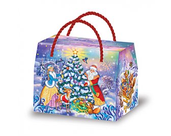 Коробка 0,8кг Морозко Новый год (100)