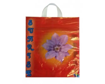 Пакет с петлевой ручкой 38*42+6 (40мкм) Санрайз (500/50)