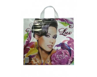 Пакет с петлевой ручкой 40*36+8 (70мкм) Lux woman (500/50)