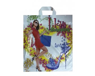 Пакет с петлевой ручкой 40*45+6 (45мкм) Шопинг (500/50)