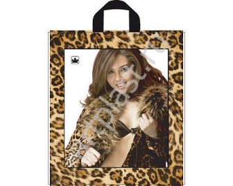 Пакет с петлевой ручкой ПНД 38*42+6 (45мкм) Александра (750/50)