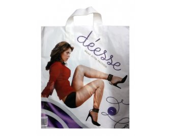 Пакет с петлевой ручкой ПНД 38*45+6 (45мкм) Deesee 1 (500/50)