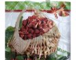 Пакет с петлевой ручкой ПНД 38*45+6 (45мкм) Корзинка клубники (500/50)