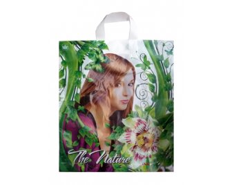 Пакет с петлевой ручкой ПНД 38*42+6 (37мкм) Весеннее ассорти Тико (300/50)