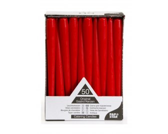 Свеча d22*h250 Желтая PAP STAR по 50шт (2)