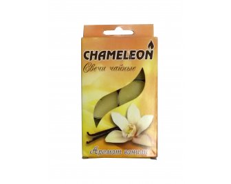 Свеча в гильзе чайная ароматизированная ВАНИЛЬ (20)