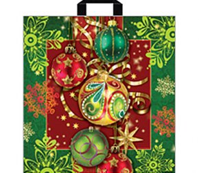 Пакет с петлевой ручкой 45*45 (70мкм) НГ Праздничный стол (300/50)