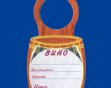 Ценник картонный На бутылку Вино (100)