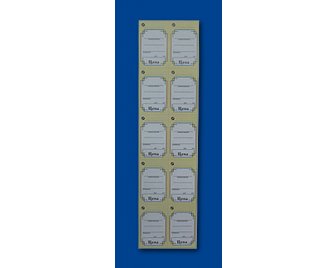 Ценник картонный 10*50 Угол (50)