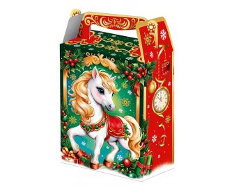 Коробка 1,0кг Огоньки Новый год (150)