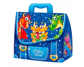 Коробка 1,5кг Портфельчик Светофор Дракон Новый год (150)