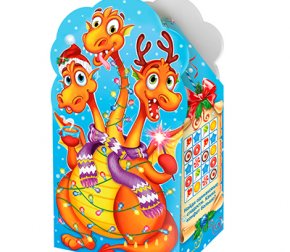 Коробка 0,6кг Горыныч Новый год (200)