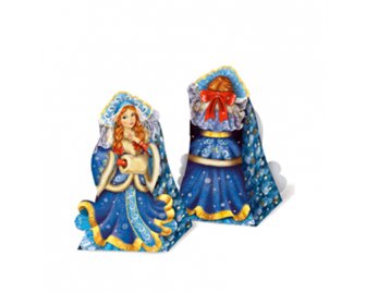 Коробка 0,8кг Снегурочка Новый год (300)