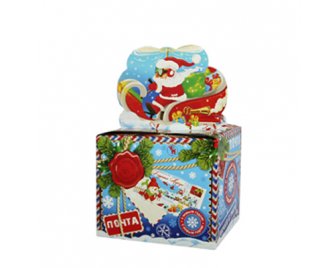 Коробка 0,8кг Посылка Новый год (150)