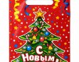 Пакет с прорубной ручкой 20*30см НГ Серпантин (2000/100)