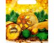 Пакет с прорубной ручкой 20*30см НГ Искринка (2000/100)