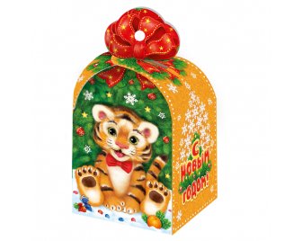 Коробка 1,0кг Подарок Новый год (150)
