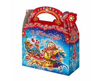 Коробка 1,5кг Тройка Новый год (140)