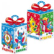 Коробка 1,0кг Три дракоши Новый год (150)