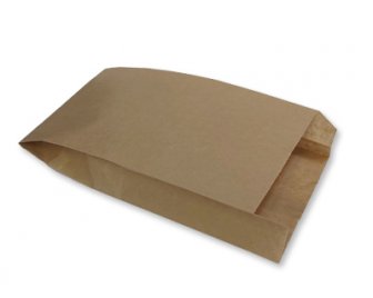 Пакет бумажный 170+70*300 б/печати крафт40 (2500/100)
