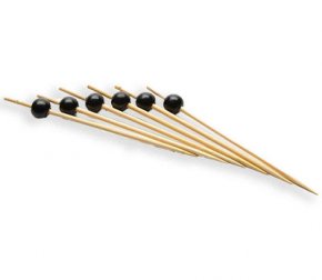 Барные украшения Пика Бамбук Узелок 100шт/12см (40)