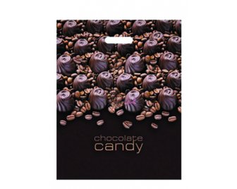 Пакет ПНД с петлевой ручкой 38*42 (40мкм) Завтрак (500/50)