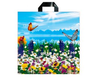 Пакет с петлевой ручкой 45*44 (60мкм) Лето (500/50)