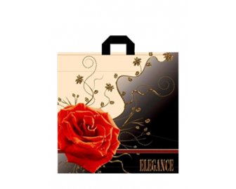 Пакет с петлевой ручкой 45*44 (60мкм) Элеганс (500/50)