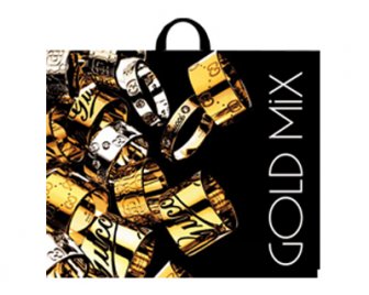 Пакет с петлевой ручкой 60*50+11 (70мкм) Голд Микс (250/50)